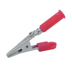 CLIP ALLIGATOR BS4 RD W/SCREW  K267C-RED