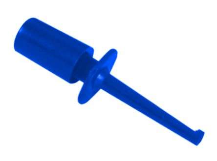 MINIATURE TEST PROBE HOOK ON BLUE 40mm  K268A-BL / 220728