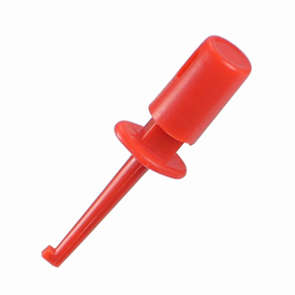 MINIATURE TEST PROBE HOOK ON RED 40mm  K268A-RD / 230049