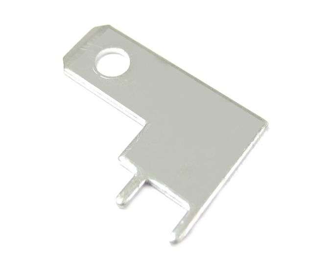 SPADE TERMINAL PUSH-ON 6.35mm R/A K27-00A(H)