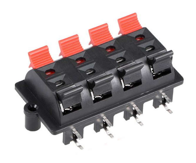 8W SPEAKER TERMINAL RED/BLACK PRESS K2792