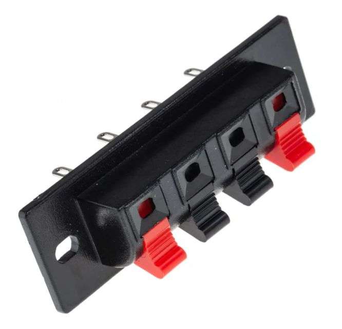 SOCKET SPEAKER 4W P/M RED/BLACK K281*A*