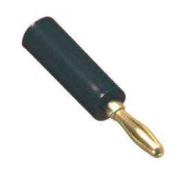 PLUG BANANA 4mm BLK SCR-BODY  K296011-BK