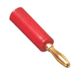 PLUG BANANA 4mm RED SCR-BODY  K296011-RD