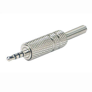 PLUG TRRS 2.5mm STEREO MN 4 POLE MET K3040