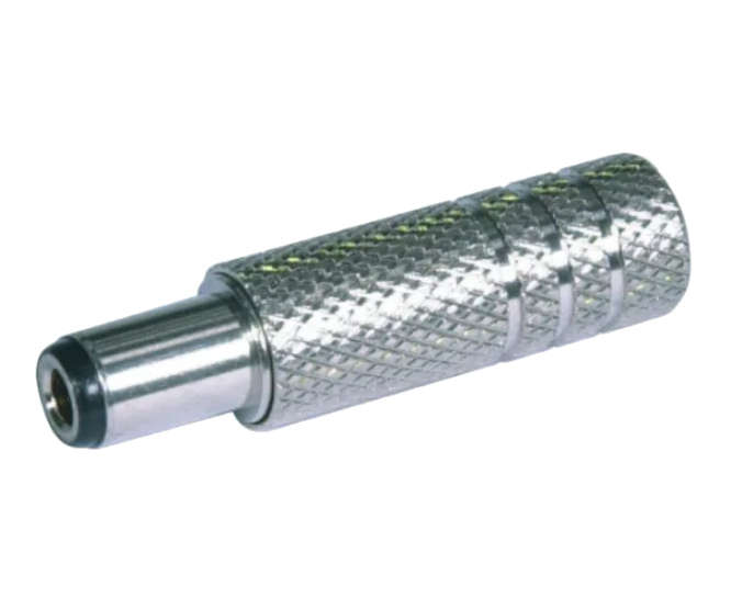 DC SOCKET 2.1x5.5x9 METAL SILVER K311AX