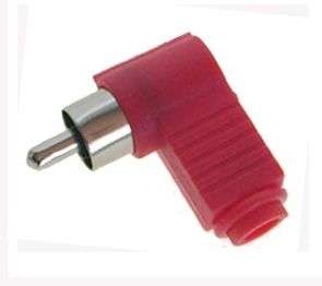 PLUG RCA R/A RED NO/SLEEVE K312B-RD