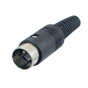 PLUG DIN STR 3P 180D W/SLEEVE  K3161A