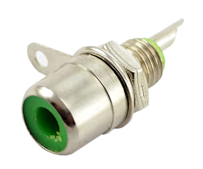 SOCKET RCA P/MNT GRN K365-GR K365-GR