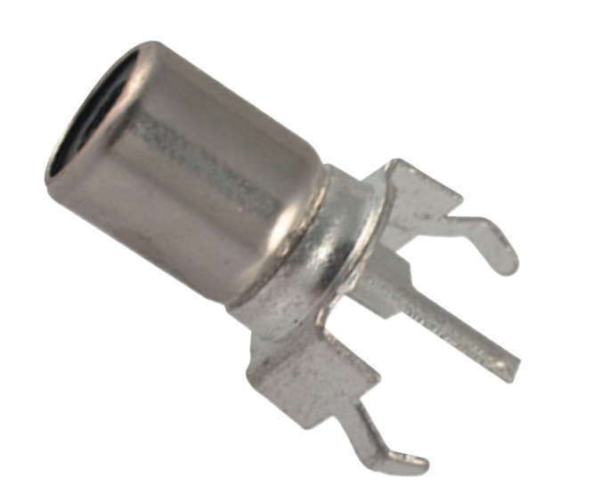 SOCKET RCA STR BL PCB 3-PIN K366E-BL