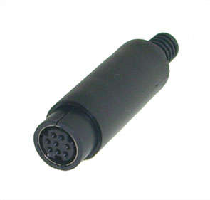 SOCKET MINI DIN 8W 360-DEG  K3693H