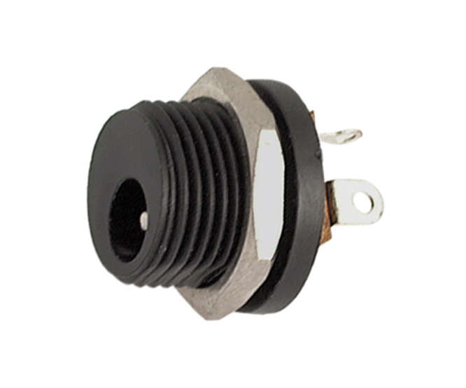 PLUG / JACK DC-POWER 2.5x09 RND P/MNT K375K / WTJ-020-11B