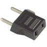 MAINS ADAPTOR 2PIN ROUND PINS TO FLAT SOCKET   K3761