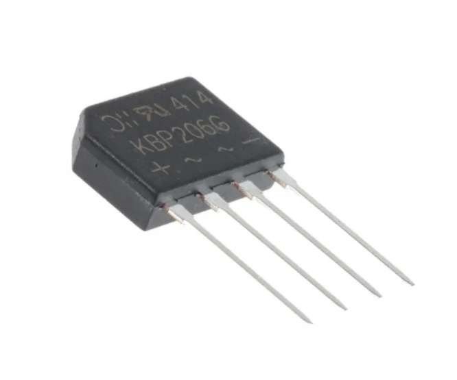BRIDGE RECTIFIER SIL +AA- 600V 2A  KBP206G