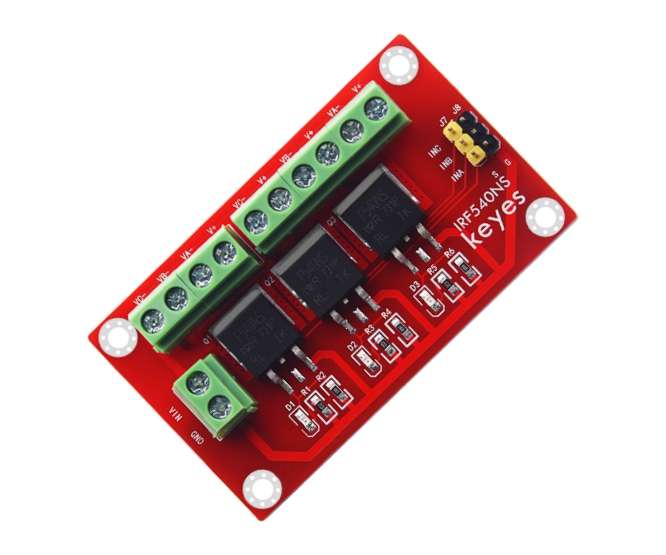 MOSFET DRIVER BOARD 3xIRF540NS 100V 20A  KE0152