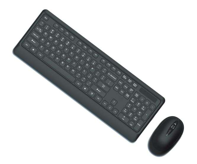 WIRELESS KEYBOARD + MOUSE COMBO BLACK KW320