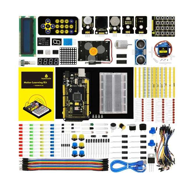 MAKER LEARNING KIT FOR & WITH ARDUINO MEGA2560 R3 KS0082