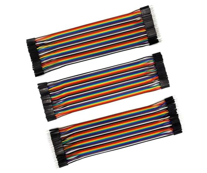 JUMPER WIRES ASSORTMENT 200mm (F-F F-M M-M) KS0325