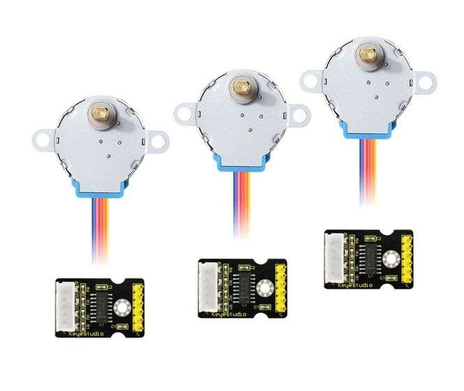 5V STEPPER MOTOR+STEPPER MOTOR DRIVE BOARD 3PCS  KS0327