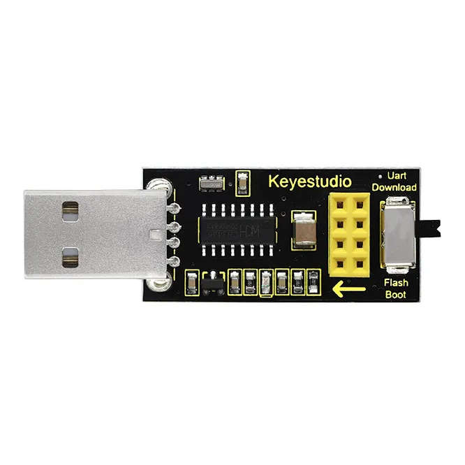 USB TO CH340G SERIAL / ESP-01S WI-FI MODULE / SHIELD KS0388