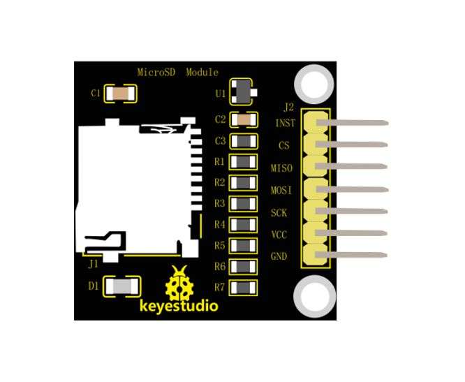 MICRO TF CARD WRITE-READ MODULE  KS0447