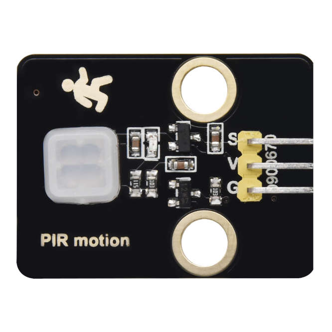 PIR MOTION SENSOR MODULE 3.3V/5VDC 100-DEG 7m KS6018