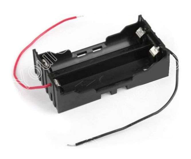 BATTERY HOLDER FOR 2x 18650 PARALLEL LITHIUM  KST-3047 / 220198