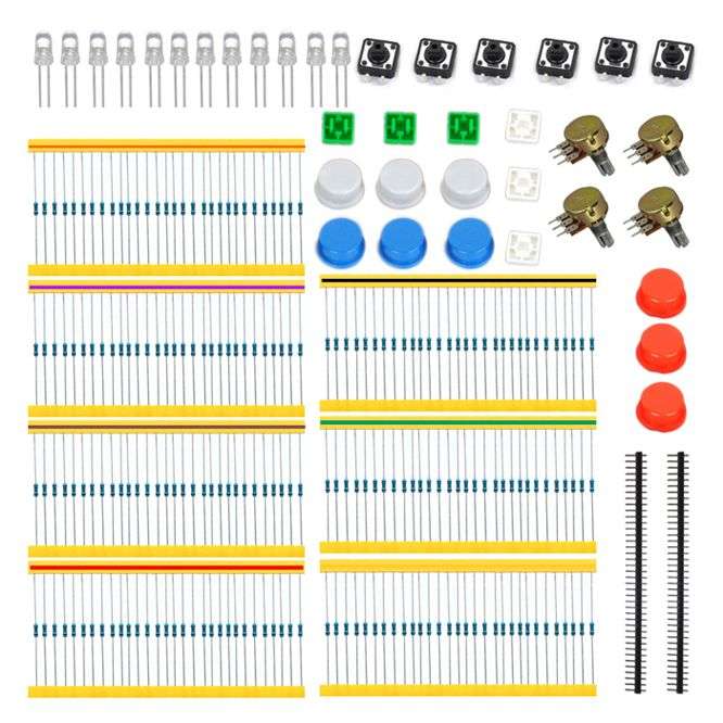 RESISTORS, SWITCH AND POTENTIOMETER ASSORTMENT KT0046