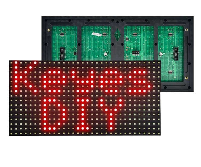 LED DISPLAY SIGN 512DOT 320x160mm RED KT0182