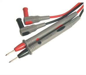 TEST LEADS / PROBES SET R/A PLUGS 1.3m  L4136