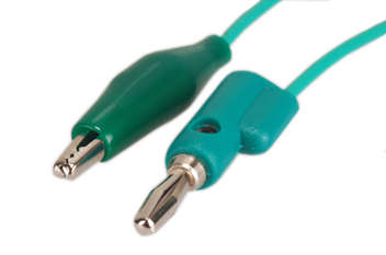 LEAD BANANA PLUG-CROC GREEN  L4139-X1-GREEN *A*