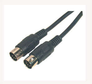 LEAD DIN 5WAY MALE-MALE 1.5M  L4342