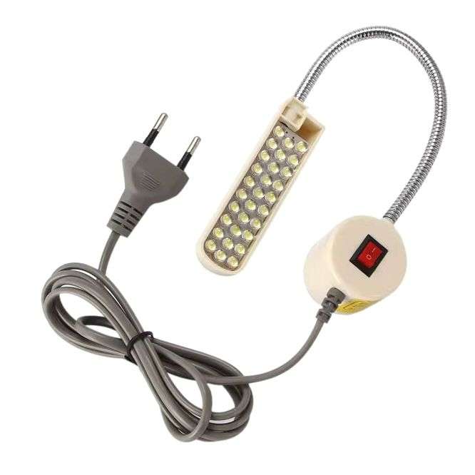LED DESK / TABLE LIGHT W/MAGNETIC BASE & SWITCH 220VAC 180041
