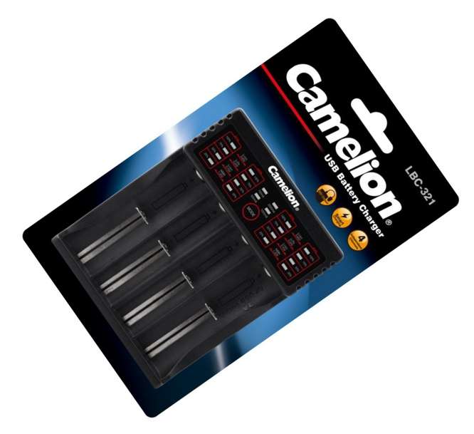 USB BATTERY CHARGER FOR NICAD / NIMH / LITHIUM LBC-321