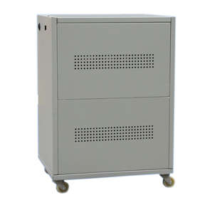 STEEL BATTERY CABINET 4x100A 460x470x680mm on WHEELS  LC-4 / 210138