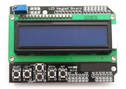 LCD DISPLAY + KEYPAD SHIELD FOR ARDUINO  LCD1602KP / 170410