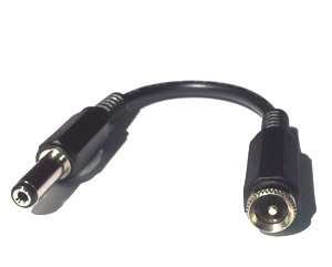 ADAPTOR 2.1mm DC PLUG TO 2.5mm SOCKET  TBA