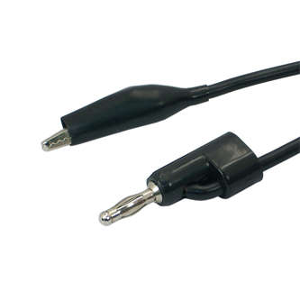 LEAD BANANA PLUG-CROC BLACK  170534