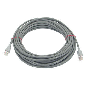 CAT5E UTP NETWORK LEAD RJ45-RJ45 GREY 1:1 15M LEAD-CAT5E
