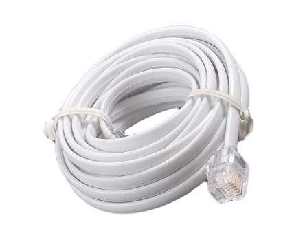 MODULAR LEAD / CABLE RJ09-RJ09 2M WHITE X983900