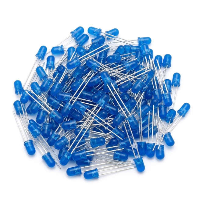 LED 3MM ROUND BLUE 460nm 600mcd 90-Deg 1K/Bag CZ304BD