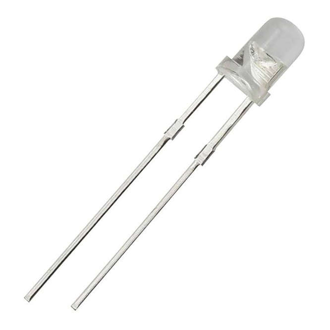 LED 3MM ROUND CLEAR-RED 625nm 2K5mcd 30-D CZ304UR