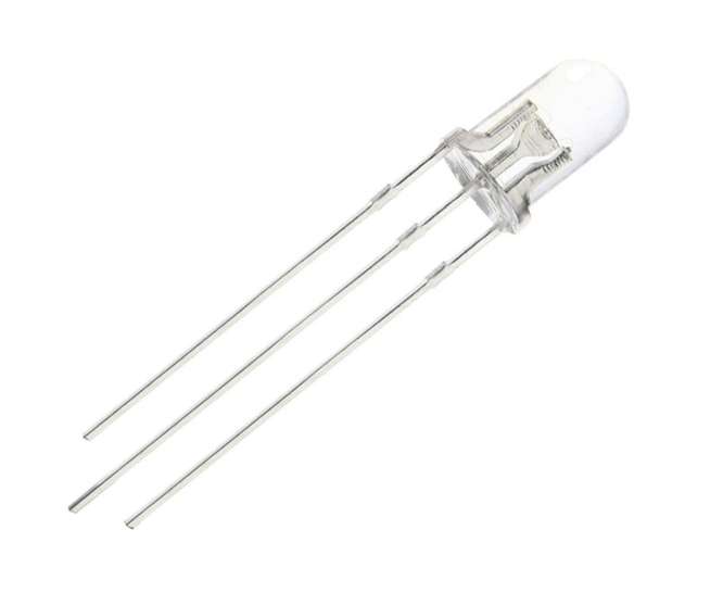 LED 5mm 3P CL-RED & GREEN COMMON ANODE   LUGR59M-CA