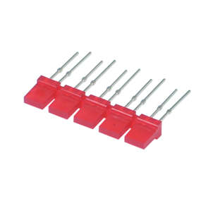 LED RECT BAR 5WAY RED  TBA