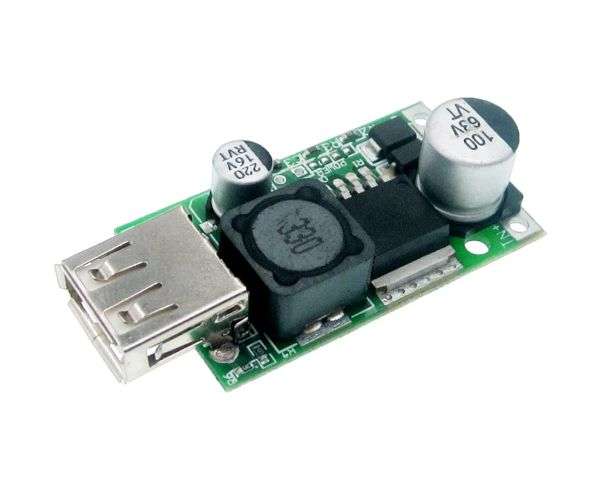 DC-DC STEP-DOWN I=12-48V O=5V 3A BUCK CONVERTER MODULE  LM2596HV / 200...