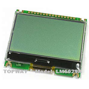 LCD DISPLAY GRAPHICS MODULE 128x64 DOT 3V3 LM6029ACW (3V)