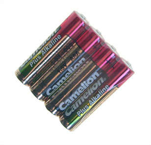 AAA=SIZE BATTERY 1.5V ALKALINE PLUS-4P/PACK  LR03-SP4 MOQ=4
