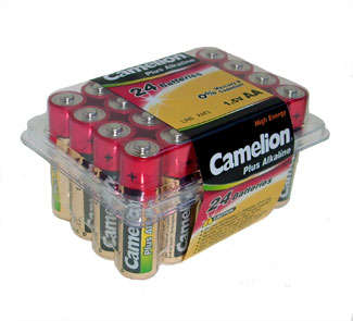 AA=SIZE BATTERY ALKALINE - PRICE PER 24P/PACK  LR6-PB24