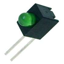 LED HOLDER 3mm R/A GRN  LT631G-H103 *D*