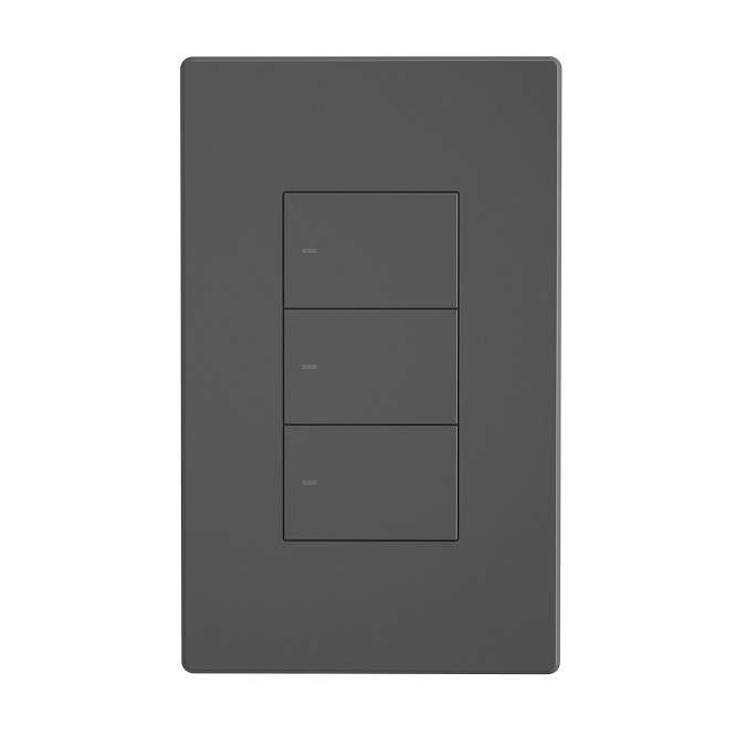 M5 3CH WI-FI SMART WALL SWITCH 240VAC 10A BLACK M5-3CH-B